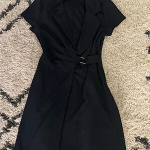 Elegant Black Women's Mini Dress